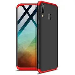 GENERICO - Funda Carcasa Estuche Protector Para Samsung A20 A30 Negro Rojo