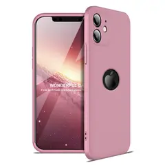 GENERICO - Funda Forro Estuche Protector 360 Para iPhone 12 mini Rosa
