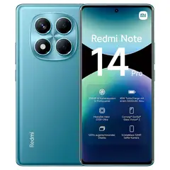 XIAOMI - Celular Redmi Note 14 Pro 256/8 ram Azul