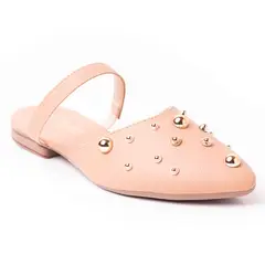 PRICE SHOES - Zuecos baleta de moda para mujer 6022423CAMEL.