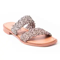 PRICE SHOES - Sandalia Plana Mujer 692T101GRIS