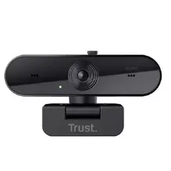 TRUST - Camara Web Taxon 2k Qhd Color Negro