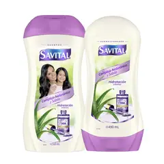 SAVITAL - Oferta Shampoo + Acondicionador con Hialuronico