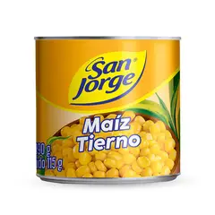 SAN JORGE - Maiz Tierno Lata 190 Gramos