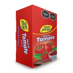 SAN JORGE - Salsa de Tomate Caja con 24 Sachet x 43g