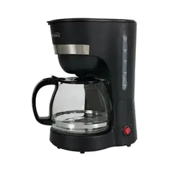 KALLEY - Cafetera 125l Negra Semi Automática Antigoteo K-cn10