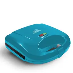 HOME ELEMENTS - Sanduchera Grill Asador Azul Turquesa