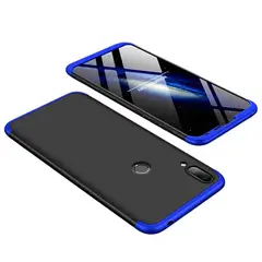 GENERICO - Funda Carcasa Estuche Protector Para Huawei Y7 2019 Negro Azul