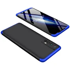GENERICO - Funda Carcasa Estuche Protector Para Oppo Realme 7 Negro Azul