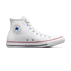 CONVERSE - Tenis Botas Chuck Taylor All Star Cuero-Blanco