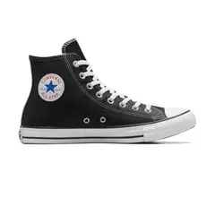 CONVERSE - Tenis Botas Chuck Taylor All Star Cuero-Negro