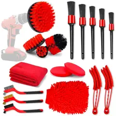 ONE PIXEL - Kit Limpiador Para Carro 18 Piezas Cepillo Interior Exterior
