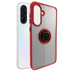 GENERICO - Funda Estuche Anti Golpes Mate Compatible Samsung A36 Rojo