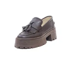 BALLERINA - Mocasín Cuero Café Ballerinas Valeria