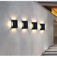 GENERICO - Luz Solar Para Pared 6+6LED