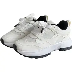 EVEGONZ - Tenis Deportivo Blanco de Mujer Calidad a la Moda