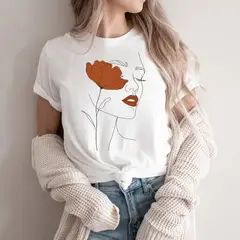 ISMI - Camiseta Mujer Polialgodón Manga Corta