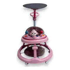 KIDSHOP - Caminador Con Guia Musical Mono 834-B Rosado