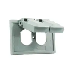 LEVITON - Tapa Intemperie Horizontal 4976-GY Nylon