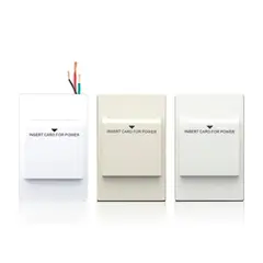 LEVITON - Tarjetero para hotel HKSWP-GDX juego cambio color