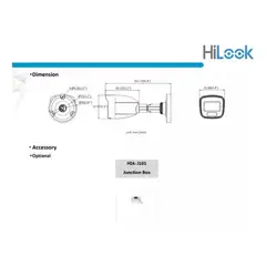 HIKVISION - THC-B159-MS - Cámara Mini Bullet Colorvu 3k Con Audio 28mm