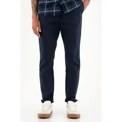 TENNIS - Pantalón tipo chino azul para hombre