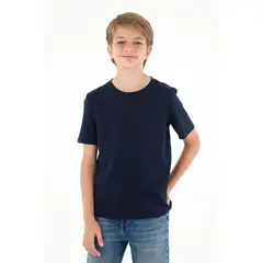 TENNIS - Camiseta manga corta azul para niño