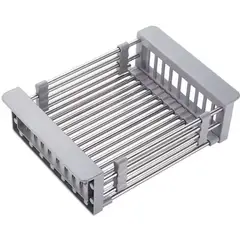 GENERICO - Escurridor Lavaplatos Ajustable Organizador Multiusos Acero Inoxidable