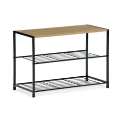 DIMATEX LEON - Mesa Auxiliar Tres Niveles Decorativa Industrial Refpilar