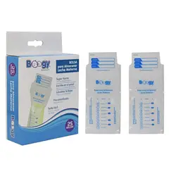 BOOGY - Bolsas de almacenamiento Leche Materna para bebe X25