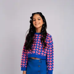 QTORSE - Buzo corazones para Niña