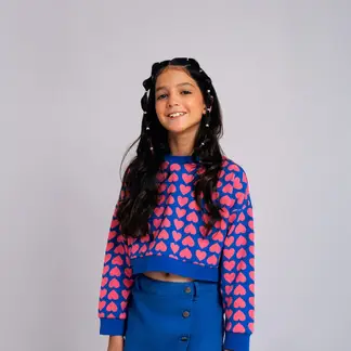 QTORSE - Buzo corazones para Niña