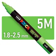KORES - Marcador Uni Posca Pc-5m Pintura Acrilica Verde Manzana