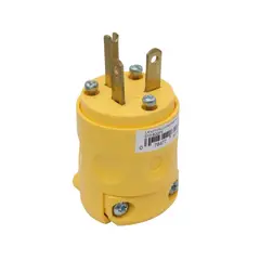 LEVITON - CLAVIJA 620PV 20A 250V 2P3H NEMA 6-20P AMARILLA