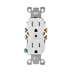 LEVITON - TOMA DOBLE TAMPER RESISTANT T5320-W 15A 125V BLANCO