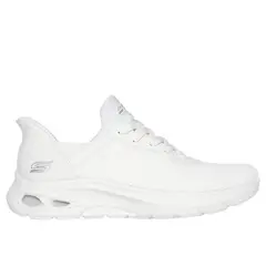 SKECHERS - Tenis Slip Ins Bobs Para Mujer Color Blanco