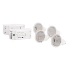 VCP - Kit smart 2 mini interruptor + 4 bombillos GU10