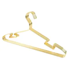 VITTORIA - Pack X20 Ganchos Ropa Metálico Triangular Dorado HO0402