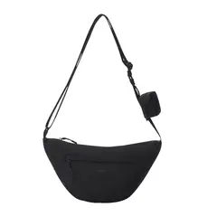 TOTTO - Bolso Manos Libres con Monedero Negro Rowan S