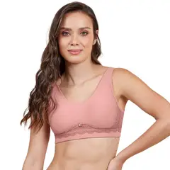 HABY - Bralette en Encaje Posterior para Mujer