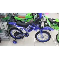 GENERICO - Bicicleta Tipo Moto Cross Rin 16 Con Simulador de Sonido