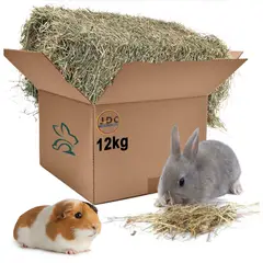GENERICO - Heno por paca de 12kg Para Mascotas Conejos Y Roedores
