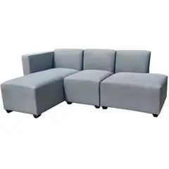 GENERICO - Sofá en L Izquierdo Sisco tela anti fluidos 220x130x90