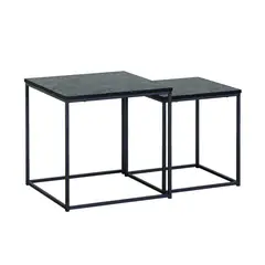 DIMATEX LEON - Mesa Auxiliar Nido Cuadrada De Centro Decorativa Refursula