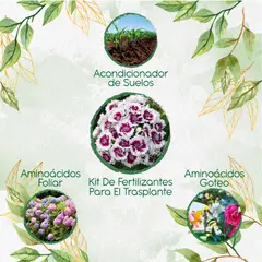 GENERICO - Kit De Fertilizantes Para El Trasplante De Flor Clavel Del Poeta