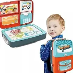 GENERICO - TABLERO MAGICO DIDACTICO MALETA MOCHILA JUGUETE MAGNETICO