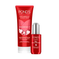 PONDS - Combo Serum + Espuma limpiadora Antiedad con Hexyl Retinol
