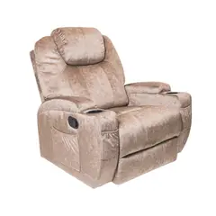 MAXIMUEBLES - Silla Masajeadora Recliner Rocker Café