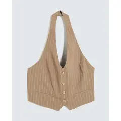 SEVEN SEVEN - Chaleco Para Mujer Plano Color Taupe Marca #28250124