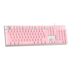 FANTECH - Teclado Gamer K613L Sakura Edition Revogames Us Rosa